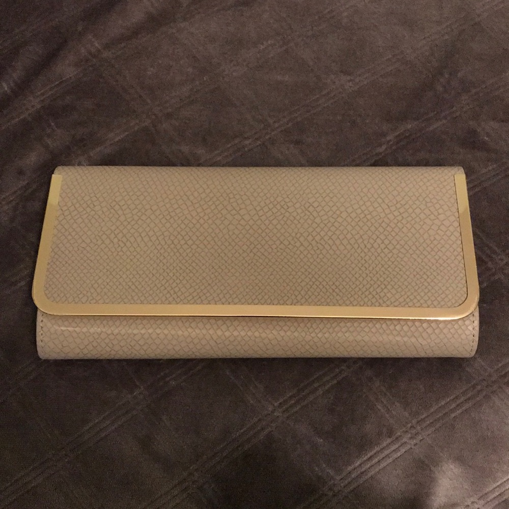 Aldo Grey clutch